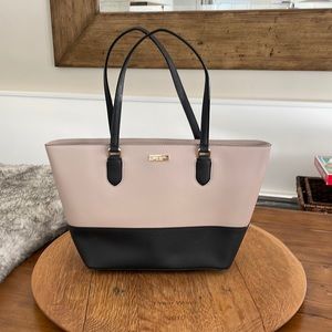 Kate Spade, Black and Tan Tote